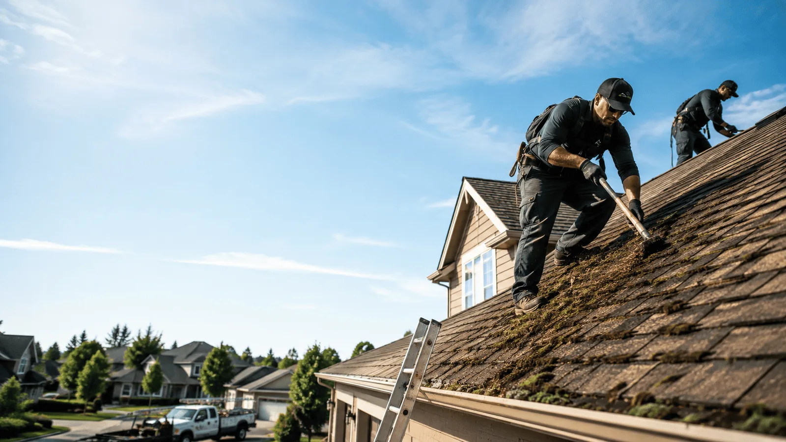 Roof Moss Removal in Niles, IL near me